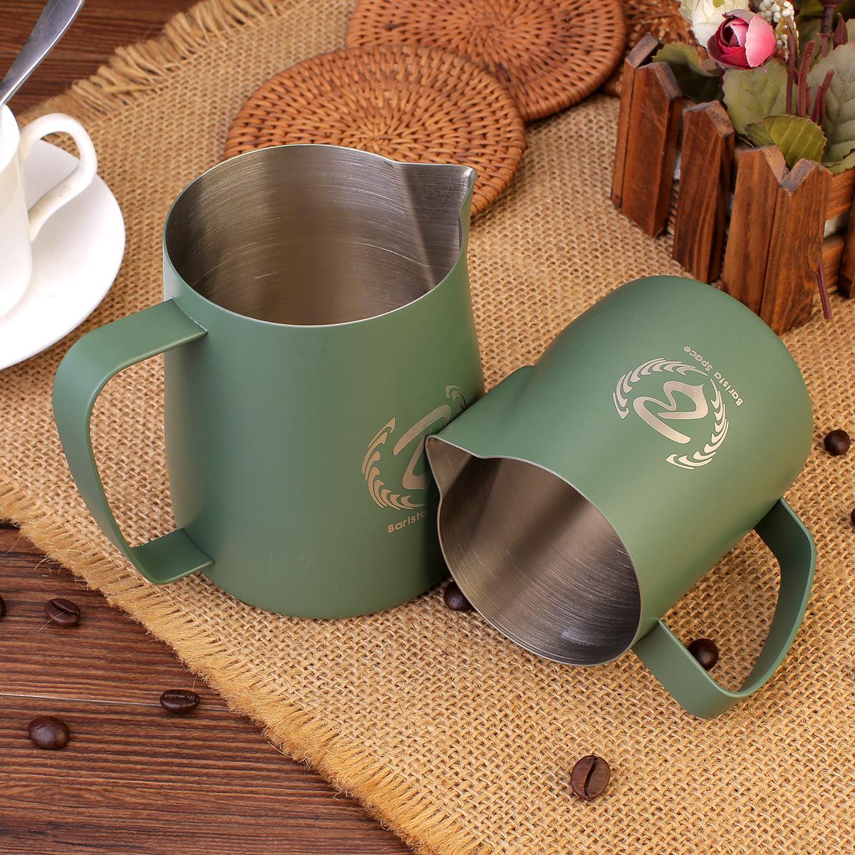 Barista Space Teflon Green Pitcher