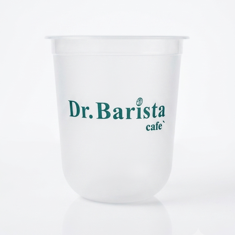 Dr Barista Plastic Cold Cups 14oz (420ml) 25pcs | أكواب بلاستيكية