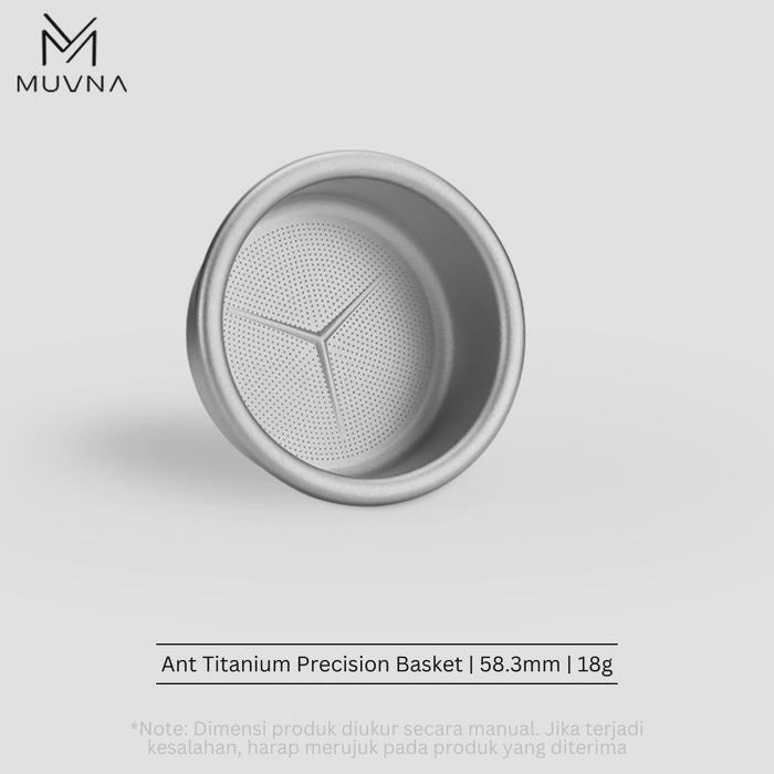 MUVNA Titanium Ants Basket 58.3mm - 18g | سلة القهوة