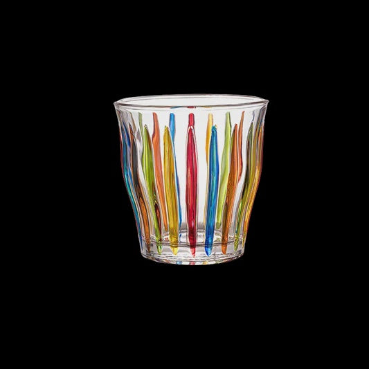 MUVNA Tivat Glass Cup 220ml - Colorful |كوب زجاجي