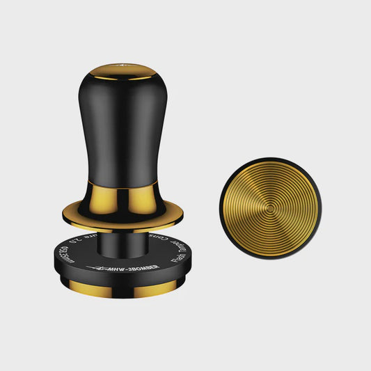 3BOMBER Pressure Tamper 58.35mm - Black Gold مكبس ضغط للإسبريسو