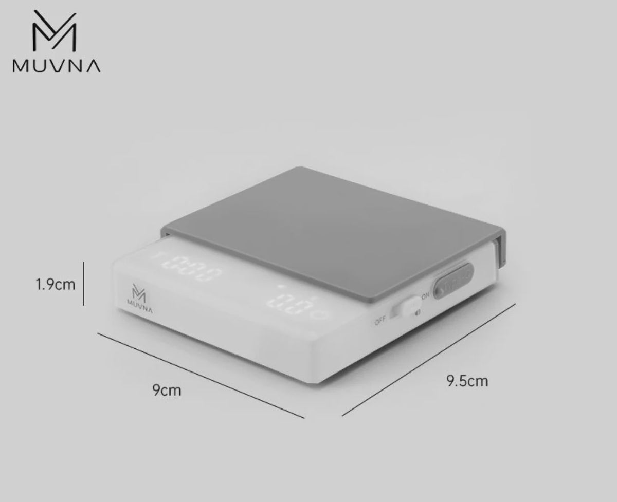 MUVNA Psyche Mini Scale - White | ميزان إلكتروني برقي