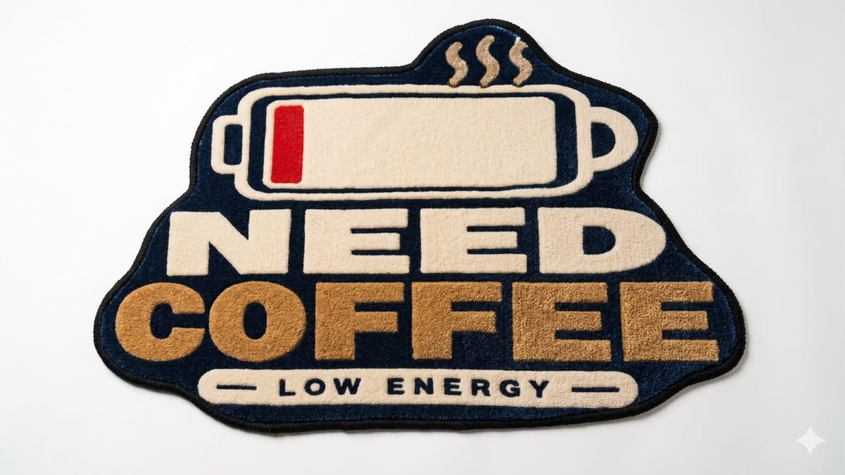 Coffee Floor Mat دعاسة أرضية للقهوة