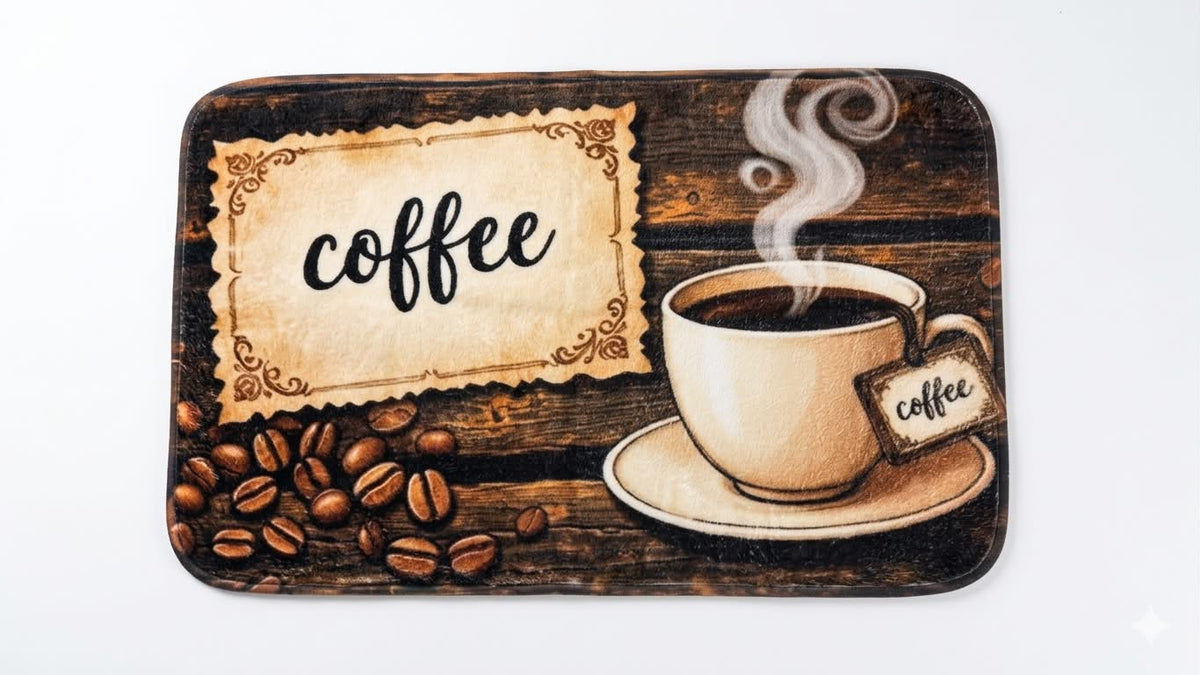 Coffee Floor Mat Big دعاسة قهوة كبيرة