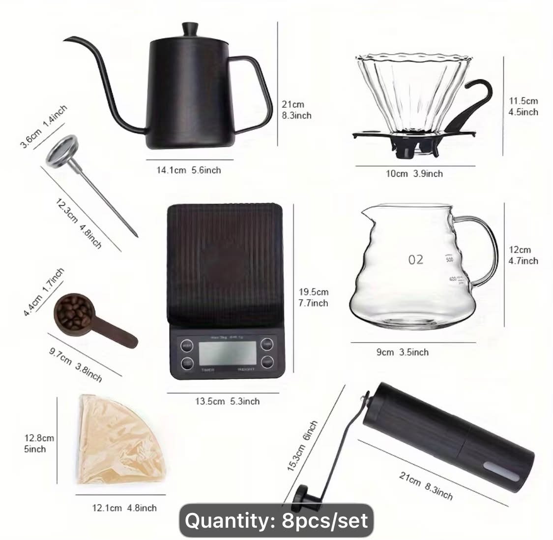 V60 Coffee Drip Set