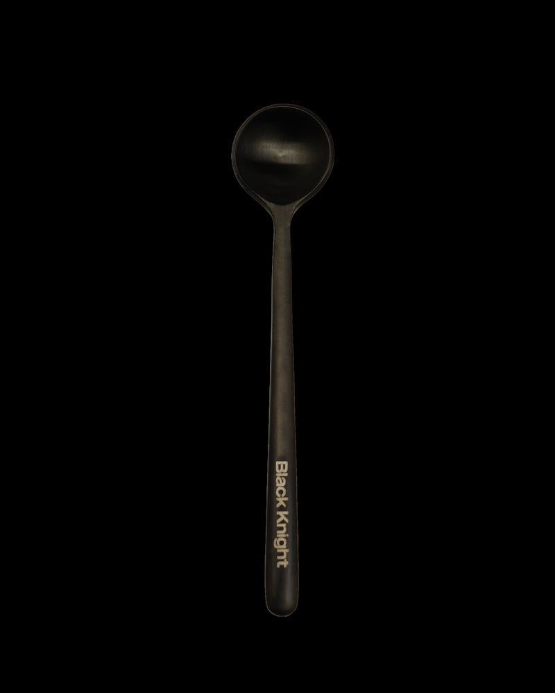Black Knight Espresso Spoon - Black Mate | ملعقة إسبريسو