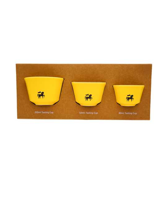 Black Knight Mikeal Jasin Set of 3 Cups - Yellow |طقم 3 أكواب