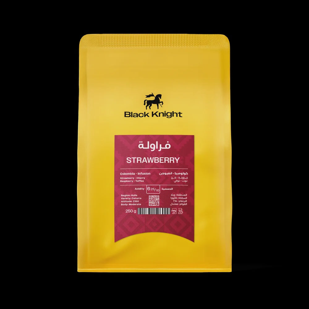 BlackKnight  Colombia STRAWBERRY  250g - كولومبيا فراولة