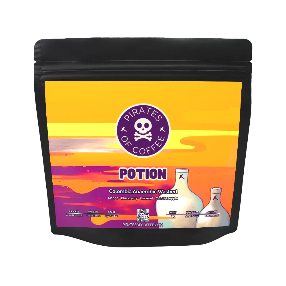 Pirates of Coffee POTION - Colombia, Anaerobic Washed - Filter 250g