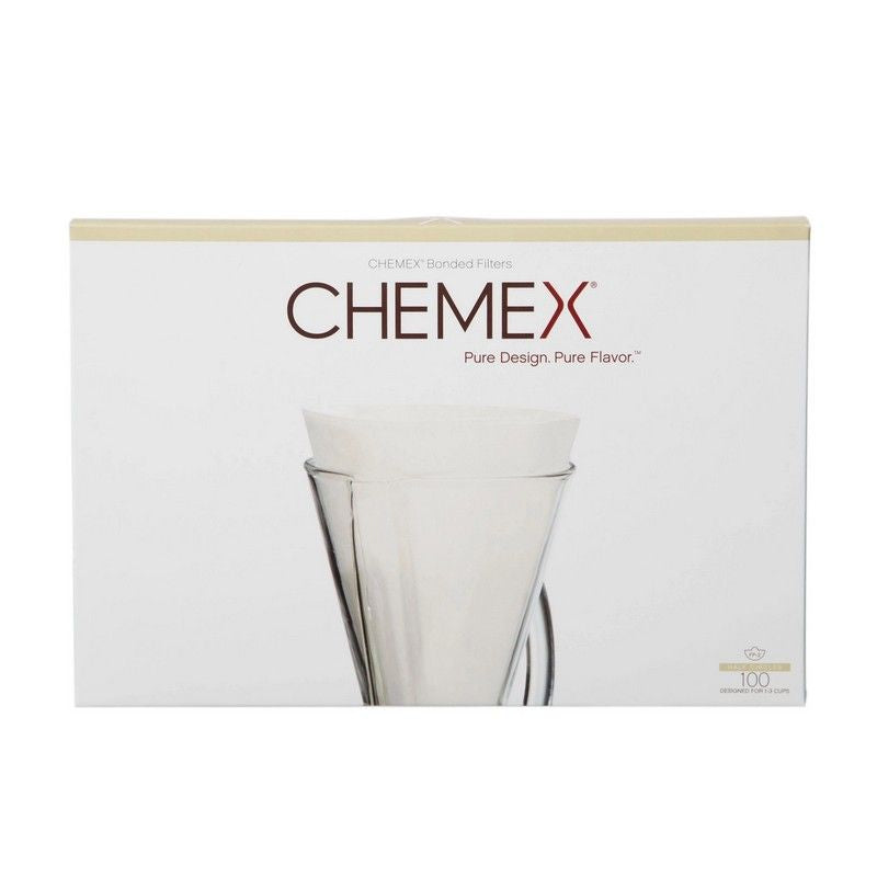 Chemex 3 Cups Paper Filter Half-Moon 100 pcs