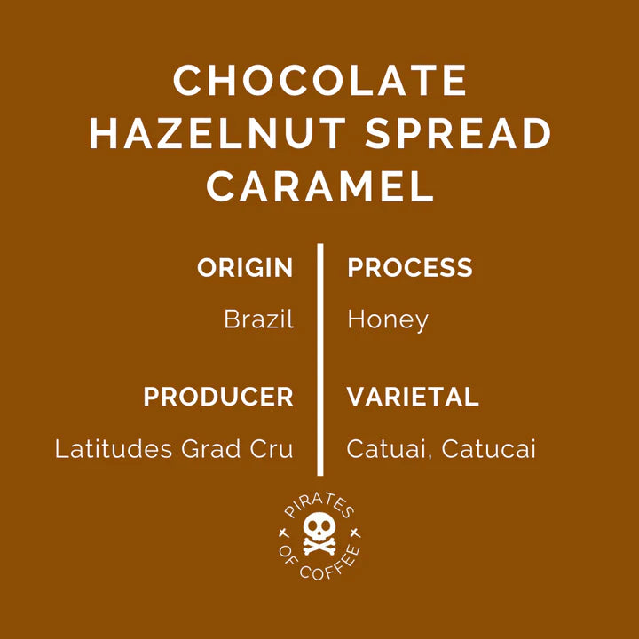 Pirates of Coffee NUTTY - Brazil, Honey Culturing - Espresso 250g