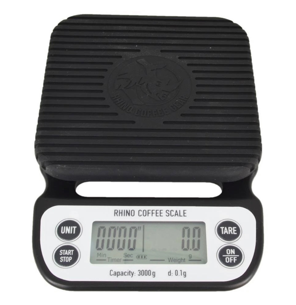 Rhino Coffee Brewing Scale with Timer 3kg/0.1g