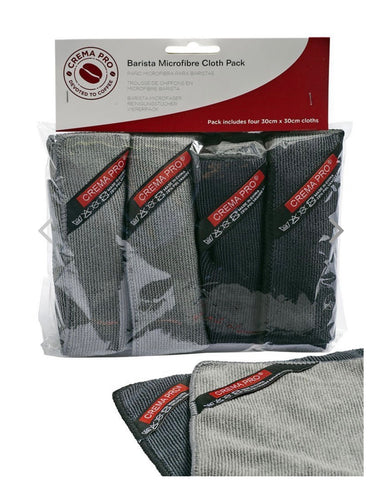 Crema Pro Microfibre Cloth Pack - 4pcs