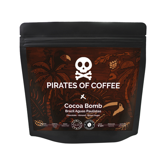 Pirates of Coffee COCOA BOMB - Brazil, Pulped Natural - Espresso / Filter 250g