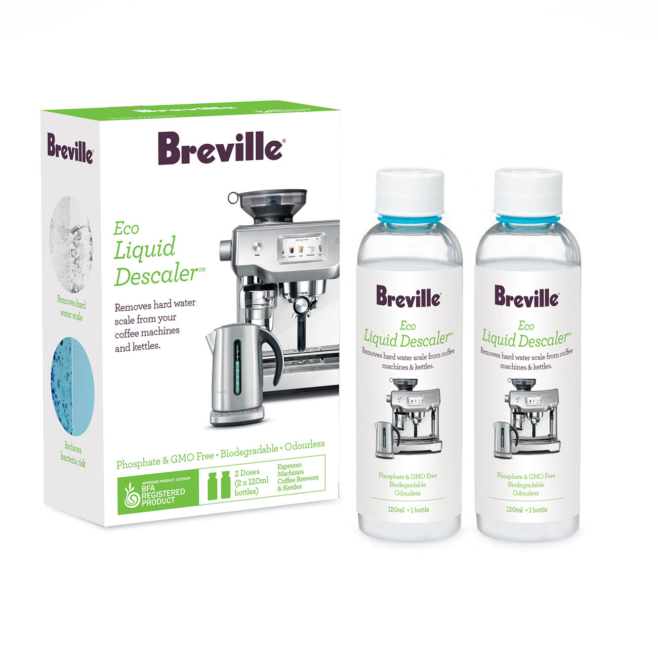 Breville Eco Liquid Descaler - 2 bottles*120ml