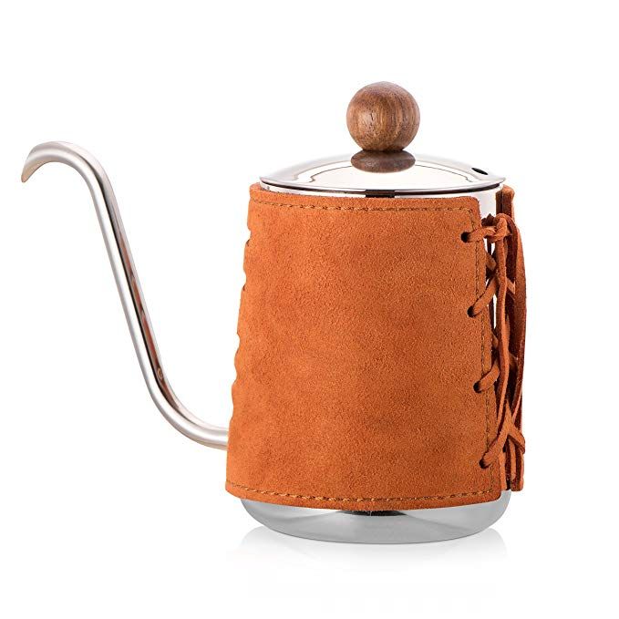 Hand-Free Kettle with Leather Wrapped 350ml