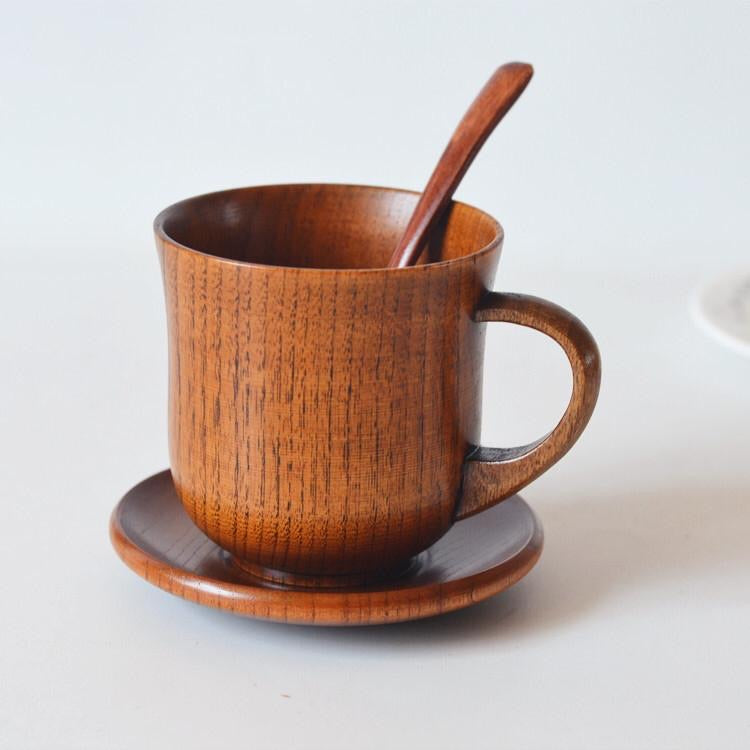 Wooden Coffee mug Set