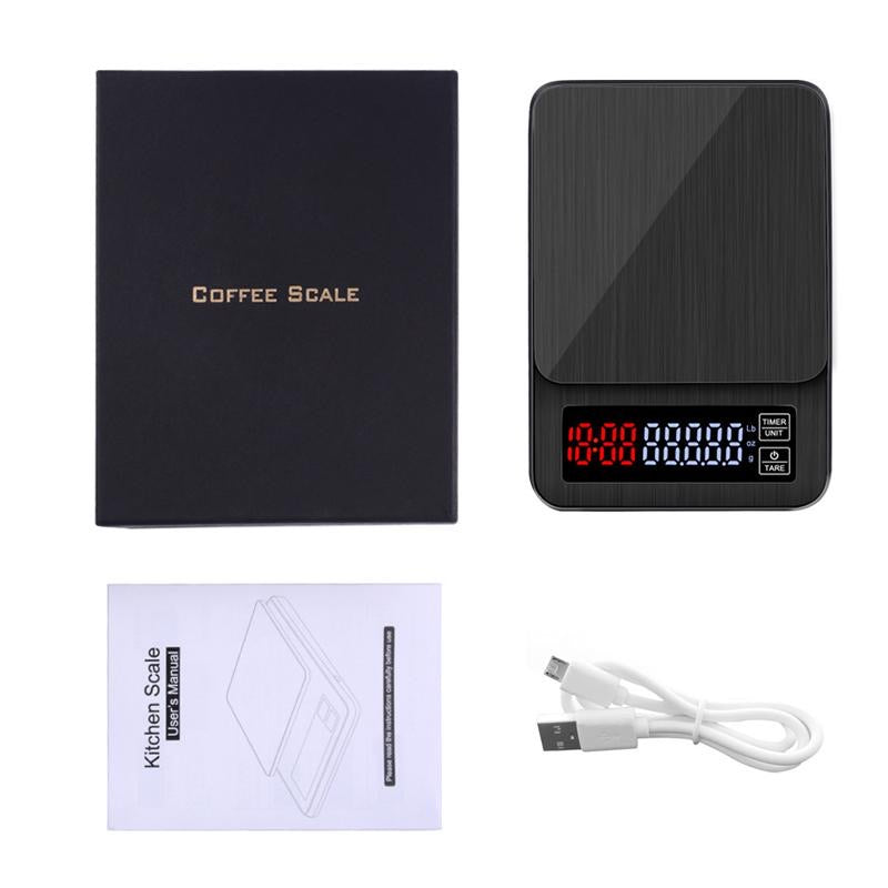 Electronic 3KG LCD Digital Drip Scale with Timer
